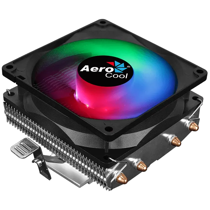 Disipador Air Cooler CPU AeroCool Air Frost 4 78mm TDP 125W FRGB AMD Intel